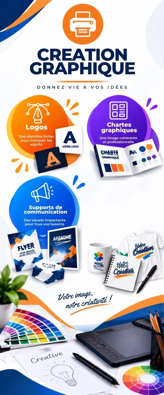 Kakémono — création graphique