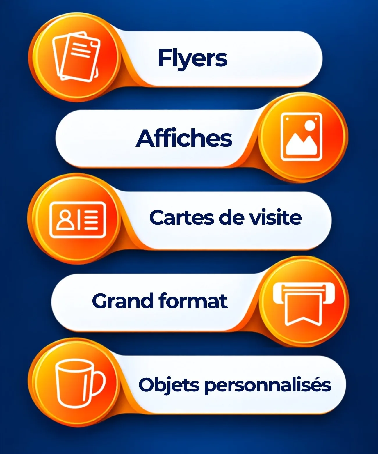 Panneau — flyers, affiches, cartes, grand format