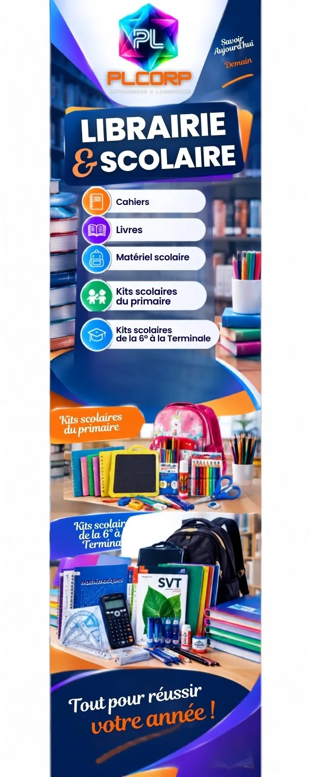 Kakémono — librairie et scolaire